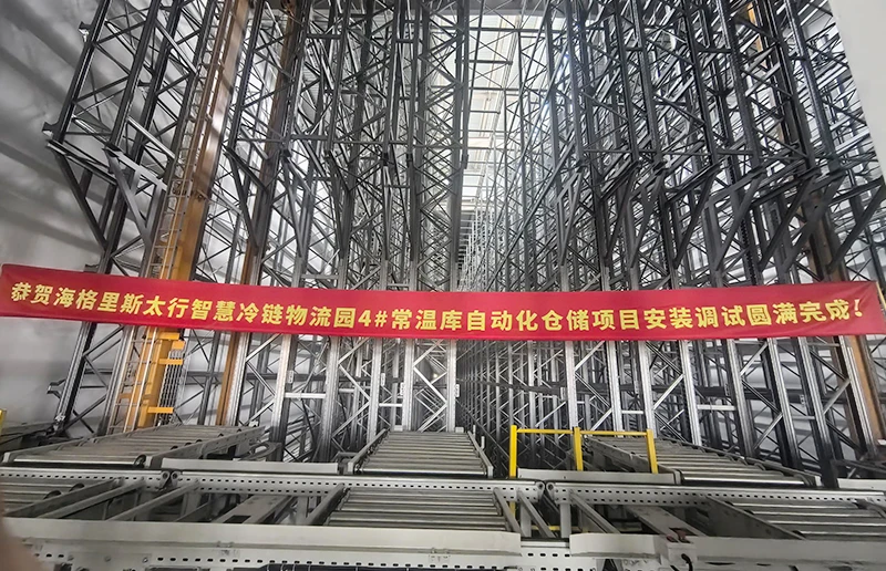 Solution d'entrep&ocirc;t AS/RS intelligente pour parc logistique tiers en Chine
