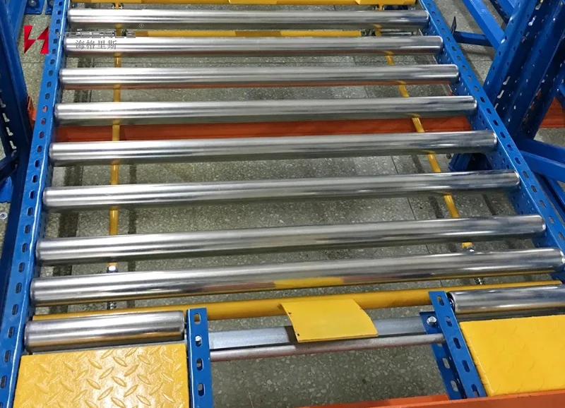 Syst&egrave;me de rayonnage &agrave; gravit&eacute; HEGERLS