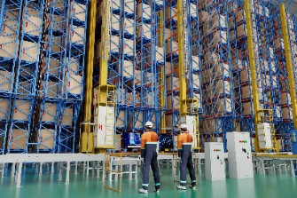 Stockage du syst&egrave;me ASRS