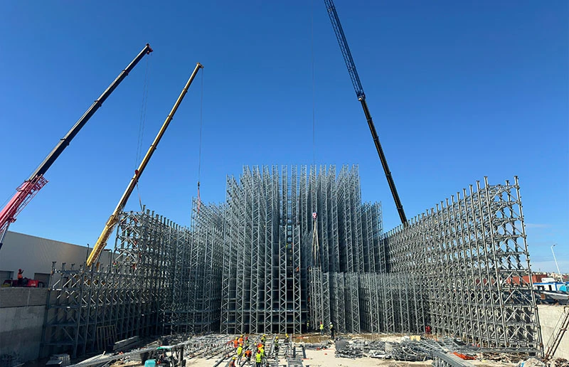 Projet d'entrep&ocirc;t automatis&eacute; sur rack de l'industrie du pneu au Maroc